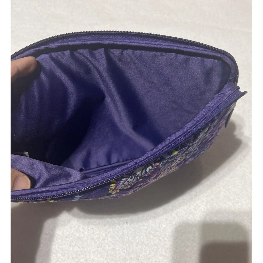 Vera Bradley iPad-tablet Sleeve Floral Paisley Design Purple Quilted Zipper